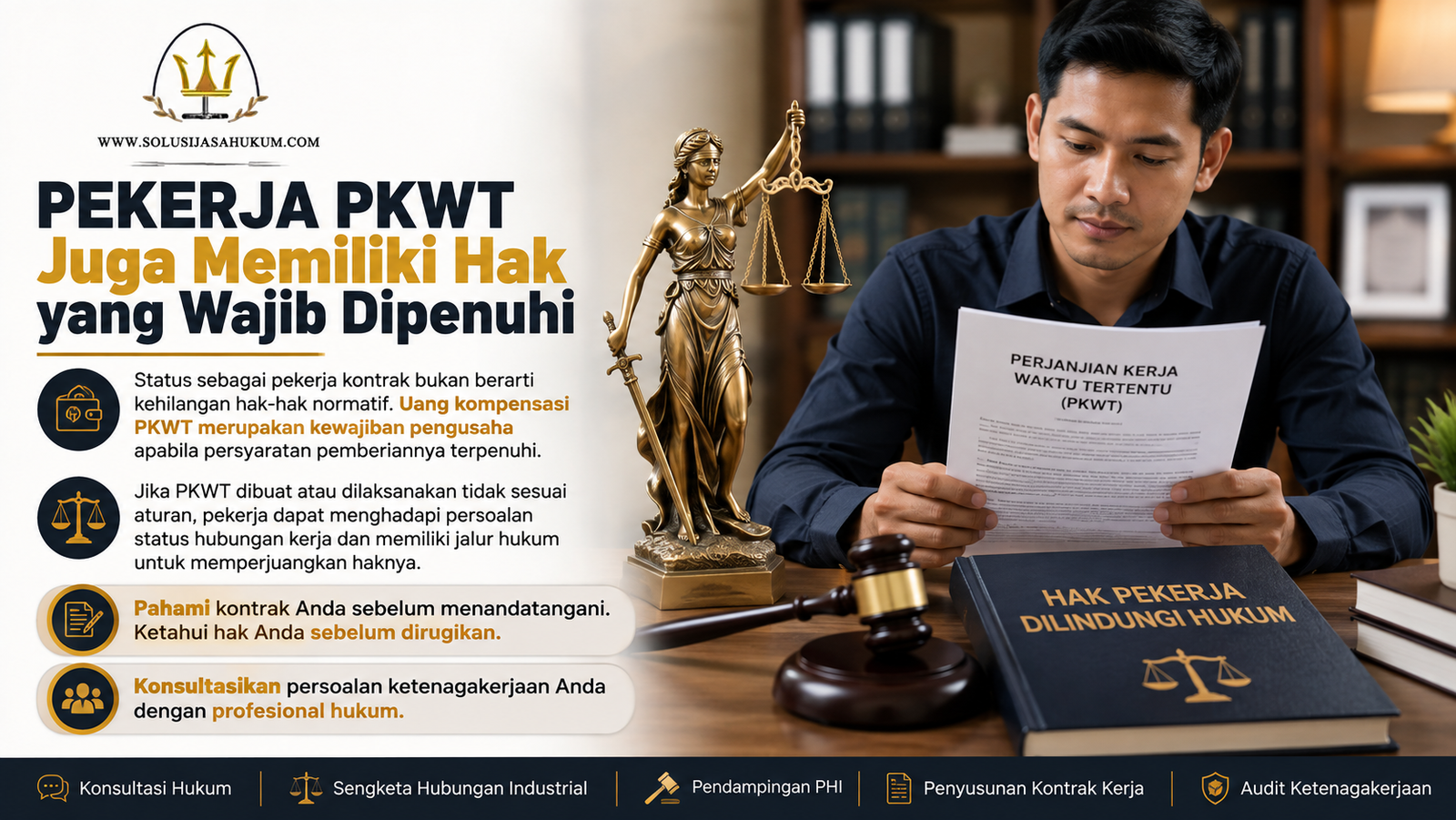 Hak pekerja berdasarkan Perjanjian Kerja Waktu Tertentu (PKWT)